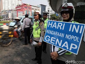 Peniadaan Ganjil-Genap di Masa Transisi PSBB, Polisi Ikut Evaluasi