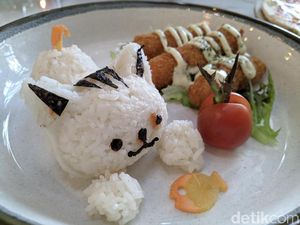 Amyrea Art & Kitchen : Meong! Ada Butter Rice Berbentuk Kucing yang Gurih Wangi di Sini
