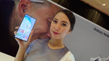 Setelah membuka preorder, Samsung resmi merilis Galaxy Note 10 series di Indonesia Foto: Adi Fida Rahman/detikINET