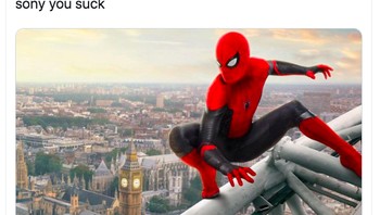 Netizen ini menganggap Tom Holland adalah pemeran Spider-Man terbaik dan keegoisan Sony membuatnya kecewa. Setelah penayangan film manusia laba-laba yang dibintangi Andrew Garfield dinilai gagal, Sony Picture akhirnya menjalin kesepakatan baru dengan Disney untuk berbagi Spider-Man lewat Marvel Cinematic Universe.  Foto: istimewa