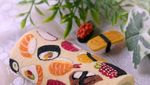 Cantik Banget! Roll Cake dan Roti Ini Bergambar Sushi hingga Buah