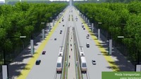 Di dokumen rancangan ibu kota baru yang didapat, lokasi ibu kota baru akan dilengkapi moda transportasi modern seperti MRT. Pool.Kementerian PUPR.