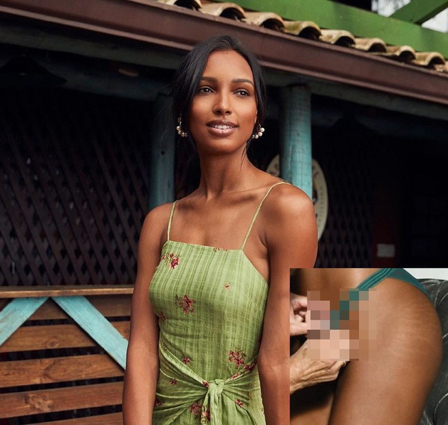 Di 2016 lalu, model Victorias Secret Jasmine Tookes melakukan pemotretan bikini yang menampilkan bagian stretch mark-nya.  Justru ketidaksempurnaan yang membuat foto Jasmine terlihat nyata dan semakin menawan.  Foto: Instagram