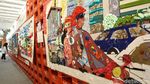 Keren! Instalasi Seni dari Barang Bekas Hiasi Terowongan Kendal