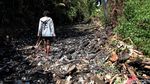 Penampakan Pulau Sampah Bak Reklamasi di Kalibaru Bogor