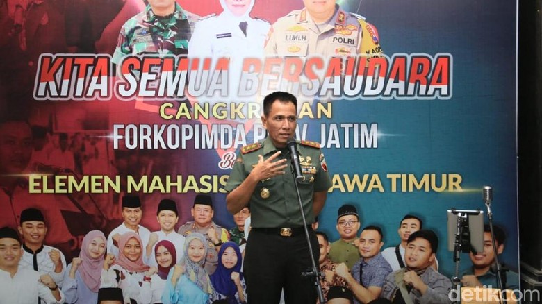 Kodam Brawijaya Dalami Oknum TNI Datangi Asrama Mahasiswa Papua