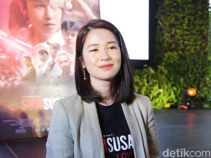 Laura Basuki saat ditemui di kawasan Gatot Subroto.