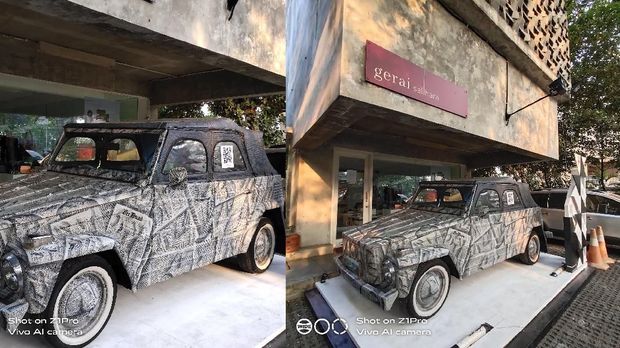 Hasil foto menggunakan Normal Mode dan AI Super Wide-Angle Camera pada vivo Z1 Pro