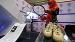 Raket Bolong Milik Marcus Gideon Mejeng di Pameran Olahraga JCC