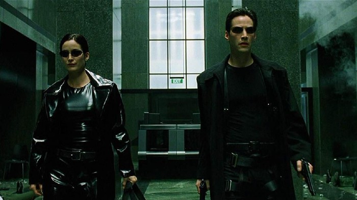 Screenshoot film The Matrix.