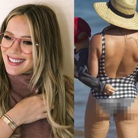 Hilary Duff mengedukasi wanita untuk mencintai tubuh mereka. Berpose mengenakan pakaian renang dengan memamerkan stretch mark, Hilary Duff menuliskan caption panjang di Instagramnya tentang mencintai diri apa adanya. Ladies, lets be proud of what weve got and stop wasting precious time in the day wishing we were different, better, and unflawed, tulisnya.  Foto: Instagram