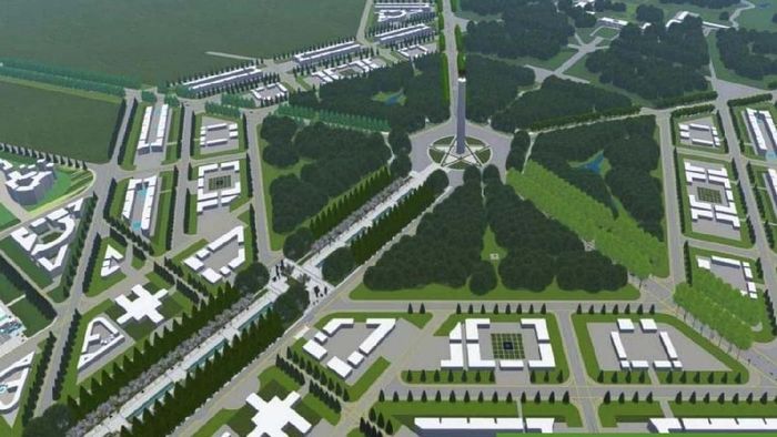 Desain ibu kota baru/Foto: Kementerian PUPR Desain ibu kota baru/Foto: Kementerian PUPR
