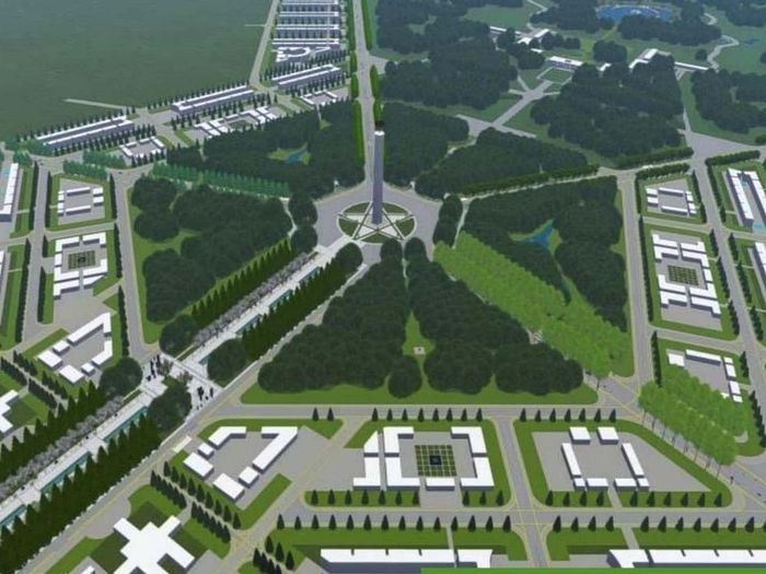 Desain ibu kota baru di Kalimantan/Foto: Kementerian PUPR Desain ibu kota baru di Kalimantan/Foto: Kementerian PUPR