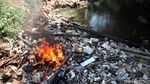 Penampakan Pulau Sampah Bak Reklamasi di Kalibaru Bogor