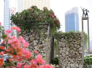 Kata Anies soal Instalasi Batu Gabion di Bundaran HI