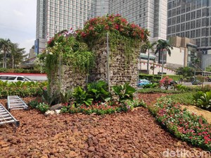 Video Ornamen Batu Gabion, Pengganti Getah Getih di Bundaran HI