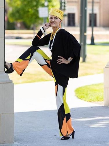 Judith Boyd nenek 76 tahun yang tampil di New York Fashion Week.