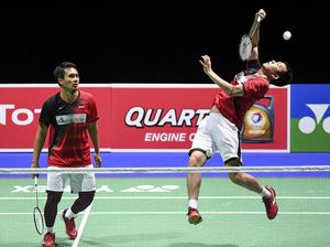 Amankan Delapan Besar Kejuaraan Dunia Bulutangkis, Ahsan: Alhamdulillah