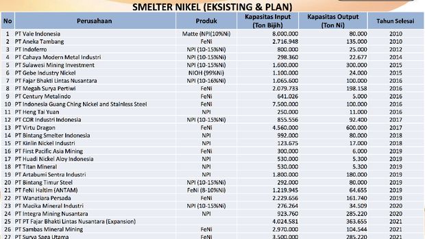 Dilarang Ekspor, Ini Cadangan & Potensi Nikel RI di Dunia