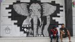 Foto: Libur Akhir Pekan ke Gang Mural di Cimahi