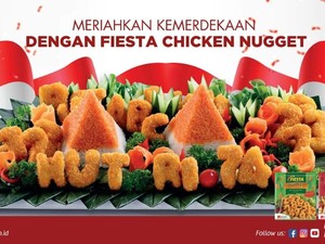 17 Agustusan, Buat Nasi Tumpeng Hijau dengan Nugget yang Nikmat