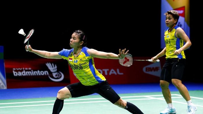 Greysia Polii/Apriyani Rahayu ke delapan besar Kejuaraan Dunia Bulutangkis. Foto: Arnd Wiegmann / Reuters Greysia Polii/Apriyani Rahayu ke delapan besar Kejuaraan Dunia Bulutangkis. Foto: Arnd Wiegmann / Reuters