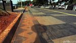 Trotoar  Kawasan Sudirman-Senayan Mulai Tidak Terawat