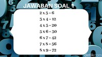 Matematika juga menantang logika kita. Terlihat dalam jawaban dari soal ini yang menuntut untuk fokus. (Foto: detikHealth)