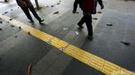 Trotoar  Kawasan Sudirman-Senayan Mulai Tidak Terawat