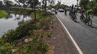 Etape ketiga dimulai dari Kota Batu menuju Jember, Jawa Timur dengan jarak tempuh sejauh 193 Km. ANTARA FOTO/Sigid Kurniawan.