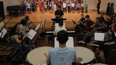 Intip Persiapan Jelang Konser Simfoni Untuk Bangsa 2019