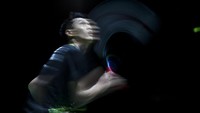 Lolos ke perempatfinal, Jonatan akan menghadapi Sai Praneeth yang lolos setelah menyingkirkan Anthony Sinisuka Ginting. Secara head-to-head, Jonatan unggul 2-1 atas pebulutangkis India itu. ANTARA FOTO/Hafidz Mubarak.