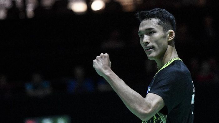 Jonatan Christie lolos ke semifinal French Open 2019 (Foto: Antara Foto)