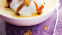 L’ile Flottante hanya terkenal di Prancis. Terbuat dari meringue yang dipanggang perlahan hingga matang sempurna.  Foto: istimewa
