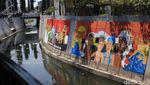 Foto: Mural Sarat Toleransi di Kali Pepe Solo