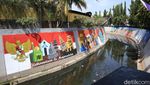Foto: Mural Sarat Toleransi di Kali Pepe Solo