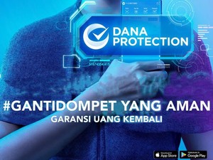 Dompet Digital DANA Jamin 100% Uang Pengguna