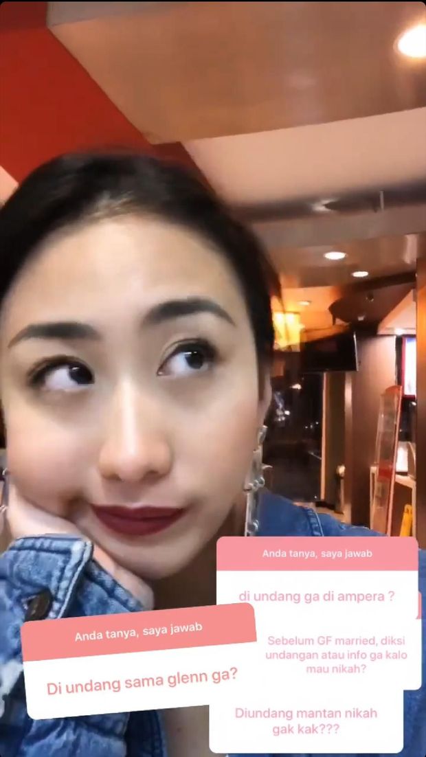 Ekspresi Vanessa Surya Ditanya 'Diundang Nggak Sama Glenn Fredly?'