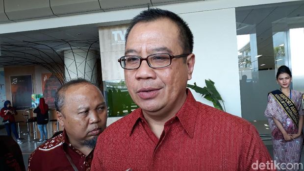 Direktur Utama PT. Angkasa Pura I (AP I) Faik Fahmi (Pradito/detikcom)