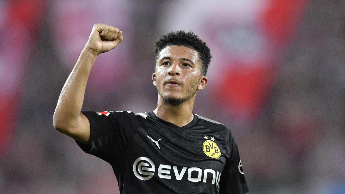 Jadon Sancho didukung pindah ke Manchester United lalu menangi Ballon dOr. (Foto: AP Photo/Martin Meissner)
