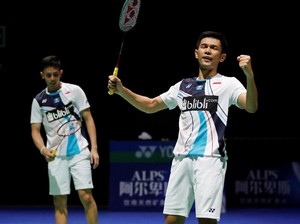 Fajar/Rian Tantang Hendra/Ahsan di Semifinal Kejuaraan Dunia Bulutangkis