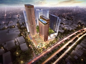 Upper Structure Tandai Pembangunan The Trans Icon Surabaya
