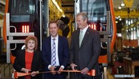Bagi penduduk Boston, gerbong kereta baru ini akan meningkatkan kapasitas di rute ini menjadi 30.000 kursi per hari. Xinhua/Liu Jie.