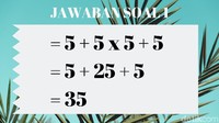 Ingat ya KANCING BAJUKU, jadi kali kemudian bagi, jumlah, dan terakhir kurang. (Foto: detikHealth)