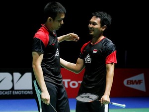 Kalahkan Duo Menara, Hendra/Ahsan Kunci All Indonesian Final China Open