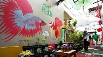 Cantiknya Gang Hijau Palmerah