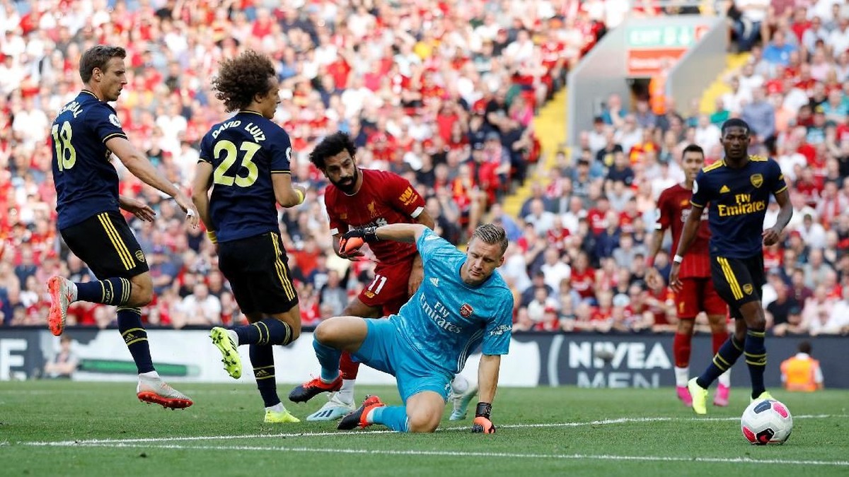 Liverpool memperpanjang catatan tak terkalahkannya atas Arsenal lewat kemenangan 3-1, Sabtu (24/8) (Foto: Phil Noble/Reuters)