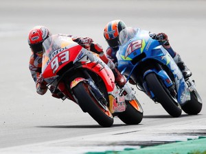 Seberapa Kencang Motor Rins yang Tikung Marquez di Garis Finis?