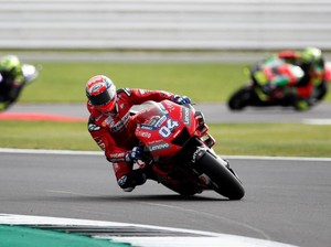 Dovizioso Sempat Hilang Ingatan, Helmnya Sampai Rusak