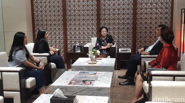  Ketua Umum PDI Perjuangan (PDIP) Megawati Soekarnoputri berkunjung ke Seoul, Korea Selatan